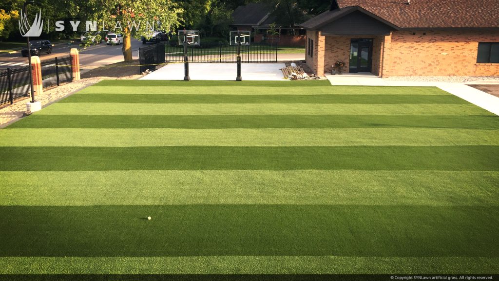 image of the best artificial turf at the immaculate conception elementary school traverse michigan