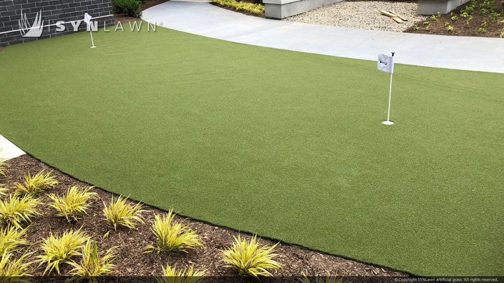 image of synlawn artificial grass at mount kemble rehab center