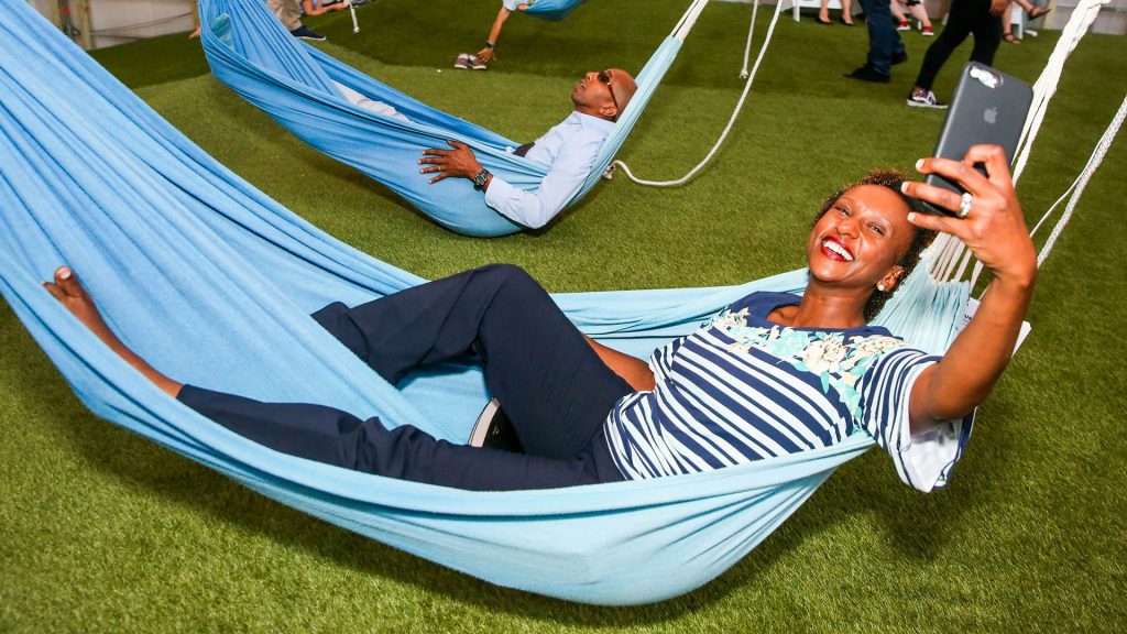 image of synlawn artificial grass at the national building museum washington dc