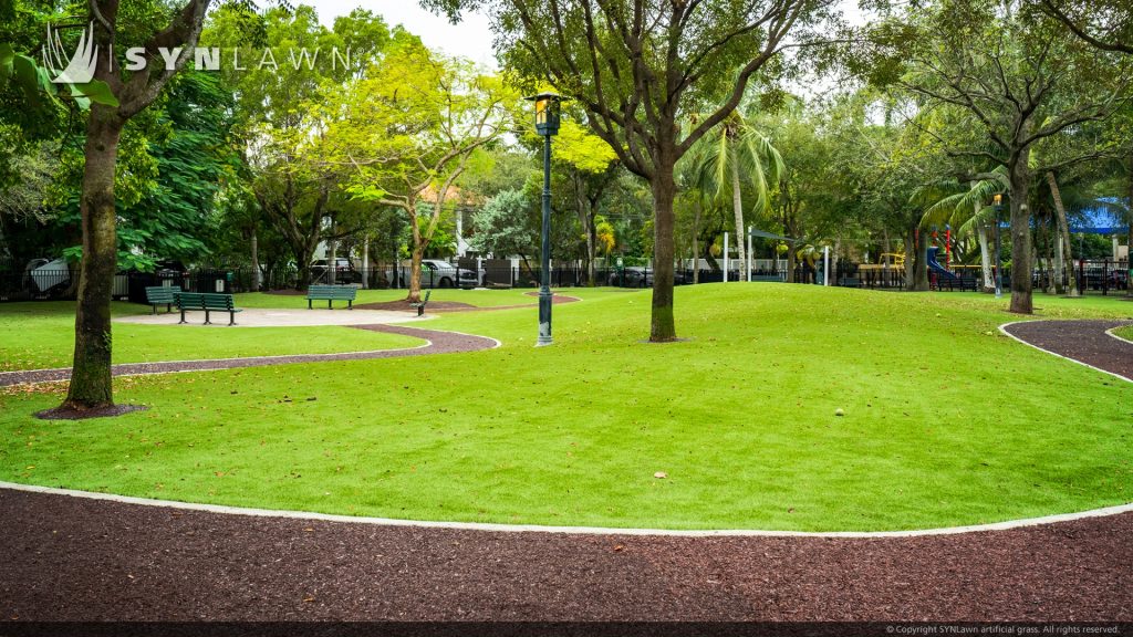 image of SYNLawn artificial grass at Miami Florida Dog Park
