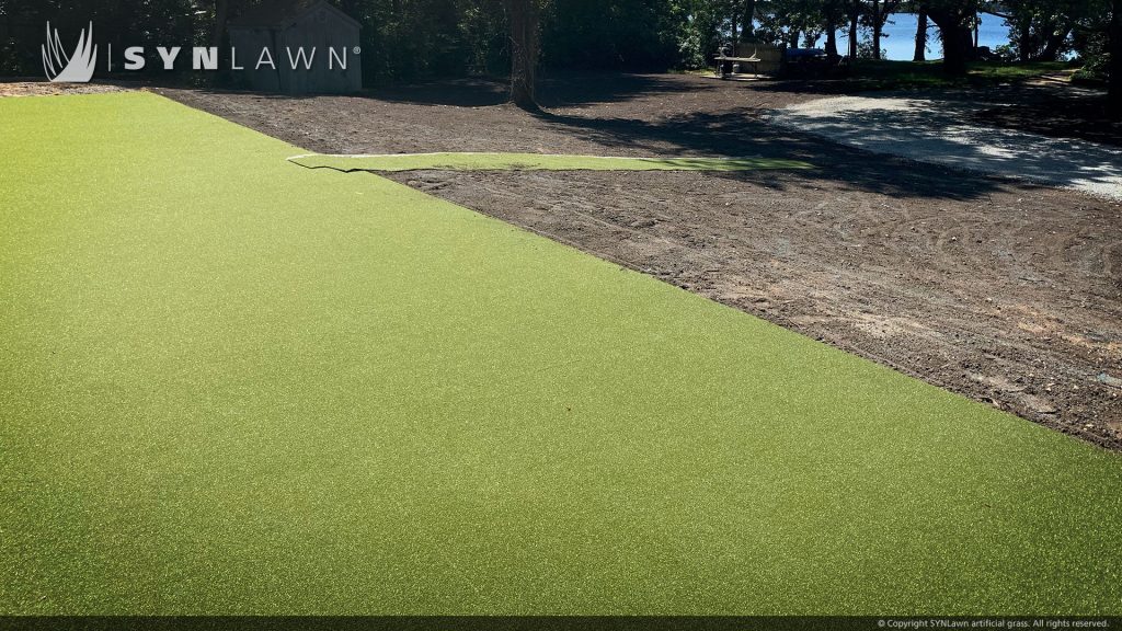 image of synlawn artificial grass field hockey installation