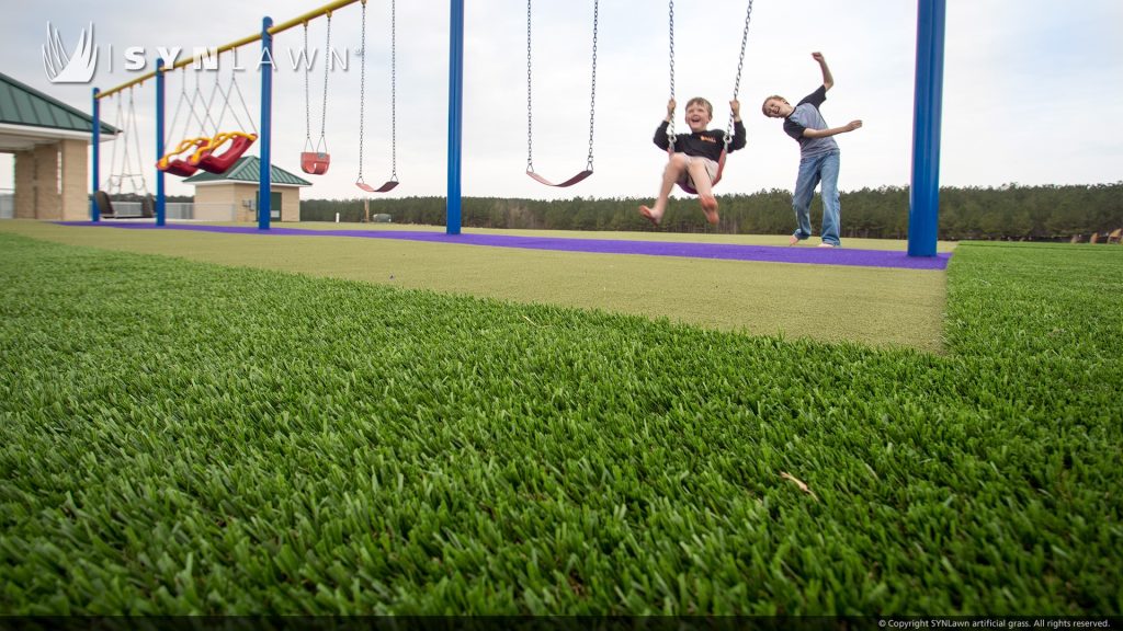 image of synlawn playground turf at peeples memorial play park