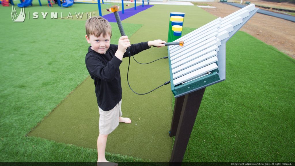 image of synlawn playground turf at peeples memorial play park