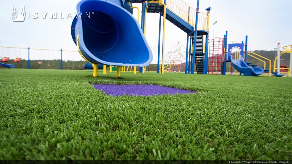 image of synlawn playground turf at peeples memorial play park