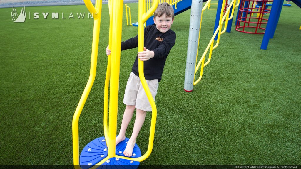 image of synlawn playground turf at peeples memorial play park