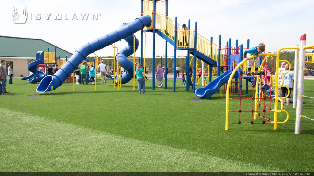 image of synlawn playground turf at peeples memorial play park