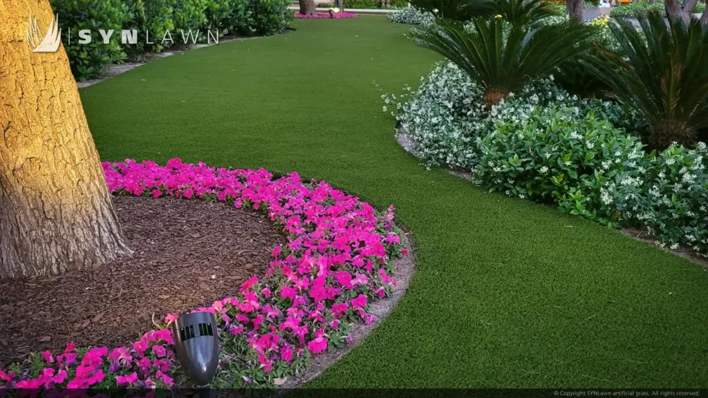 image of SYNLawn artificial grass at the Bellagio Resort and Casino Las Vegas Nevada