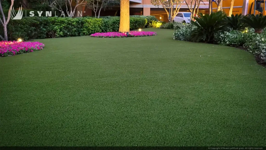 image of SYNLawn artificial grass at the Bellagio Resort and Casino Las Vegas Nevada