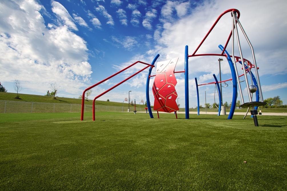 SYNLawn makes playgrounds safer for kids