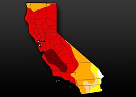 image of california drought index