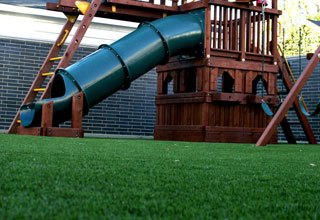 image of synlawn chicago play system installation