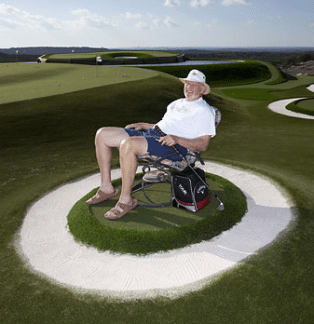 Dave Pelz backyard golf laboratory