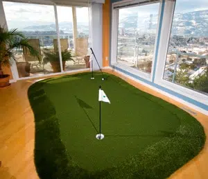 image of dave pelz greenmaker putting green system