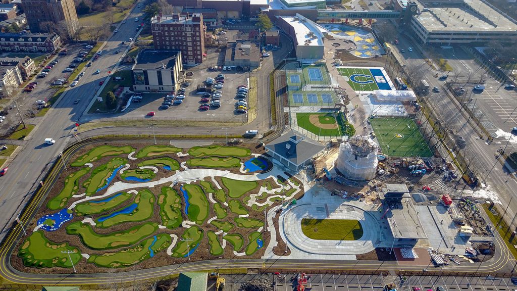 image of synlawn at the indianapolis childrens museum