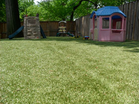 image of maria teresa babies house featuring synlawn play area system