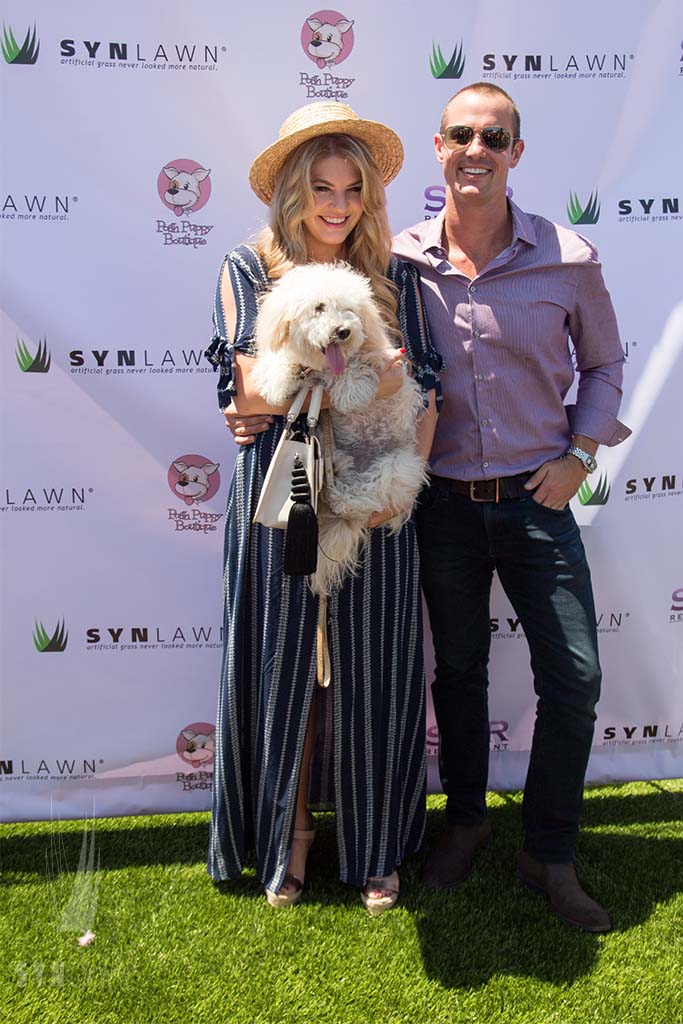 image of pandora vanderpump sabo of vanderpump dogs on synlawn pet turf