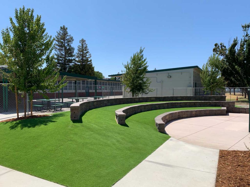 image of synlawn at harkness elementary school sacramento california