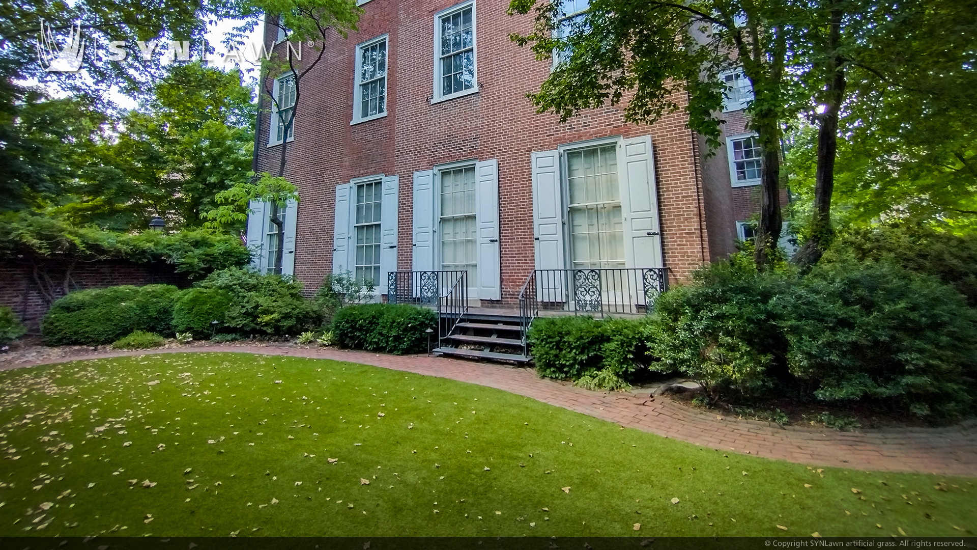 Устойчивое развитие SYNLawn помогает сохранить исторический дом Hill-Physick House в Филадельфии.