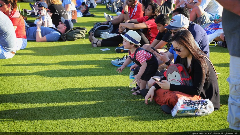 image of SYNLawn artificial grass at the Kennedy Space Center