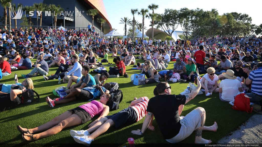 image of SYNLawn artificial grass at the Kennedy Space Center