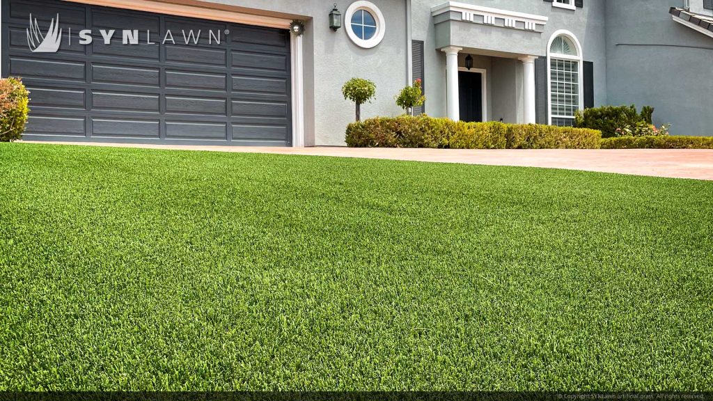 image of SYNLawn artificial grass at San Jose California Residential Home