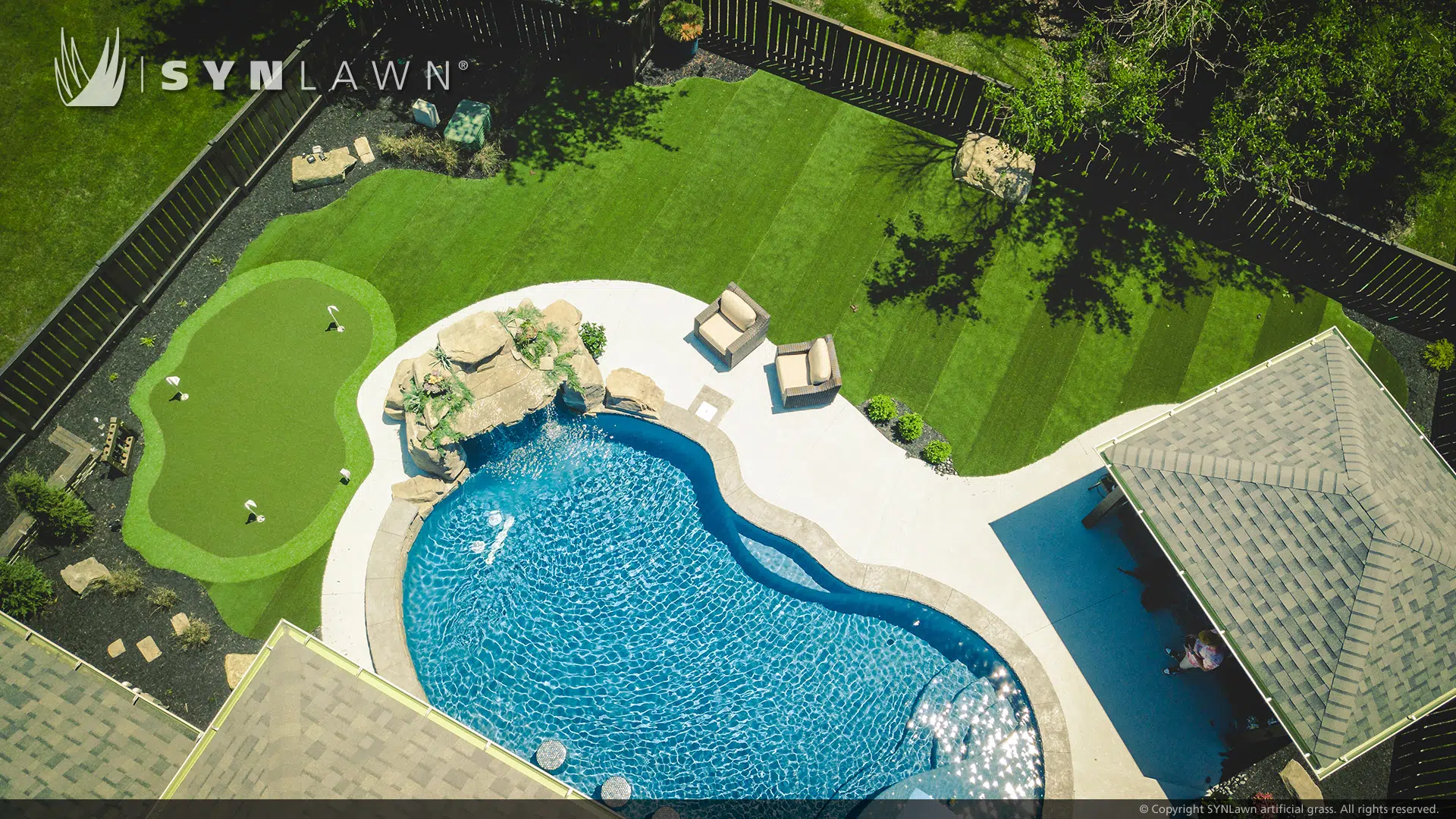 SYNLawn Kansas City conclui quintal residencial inovador