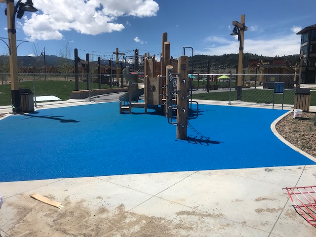 SYNPour Pour in Place playground surface enhances Yellowstone Hotel