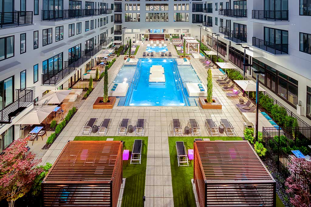 SYNLawn Georgia voltooit luxe installatie voor luxe appartementencomplex
