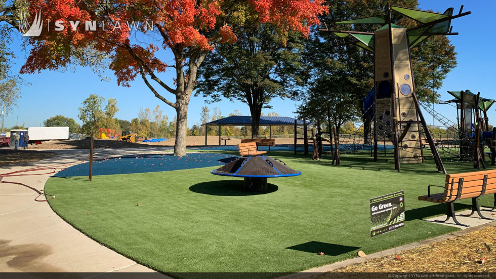 Sandorf Park remodelado cria um vibrante espaço de recreação comunitário