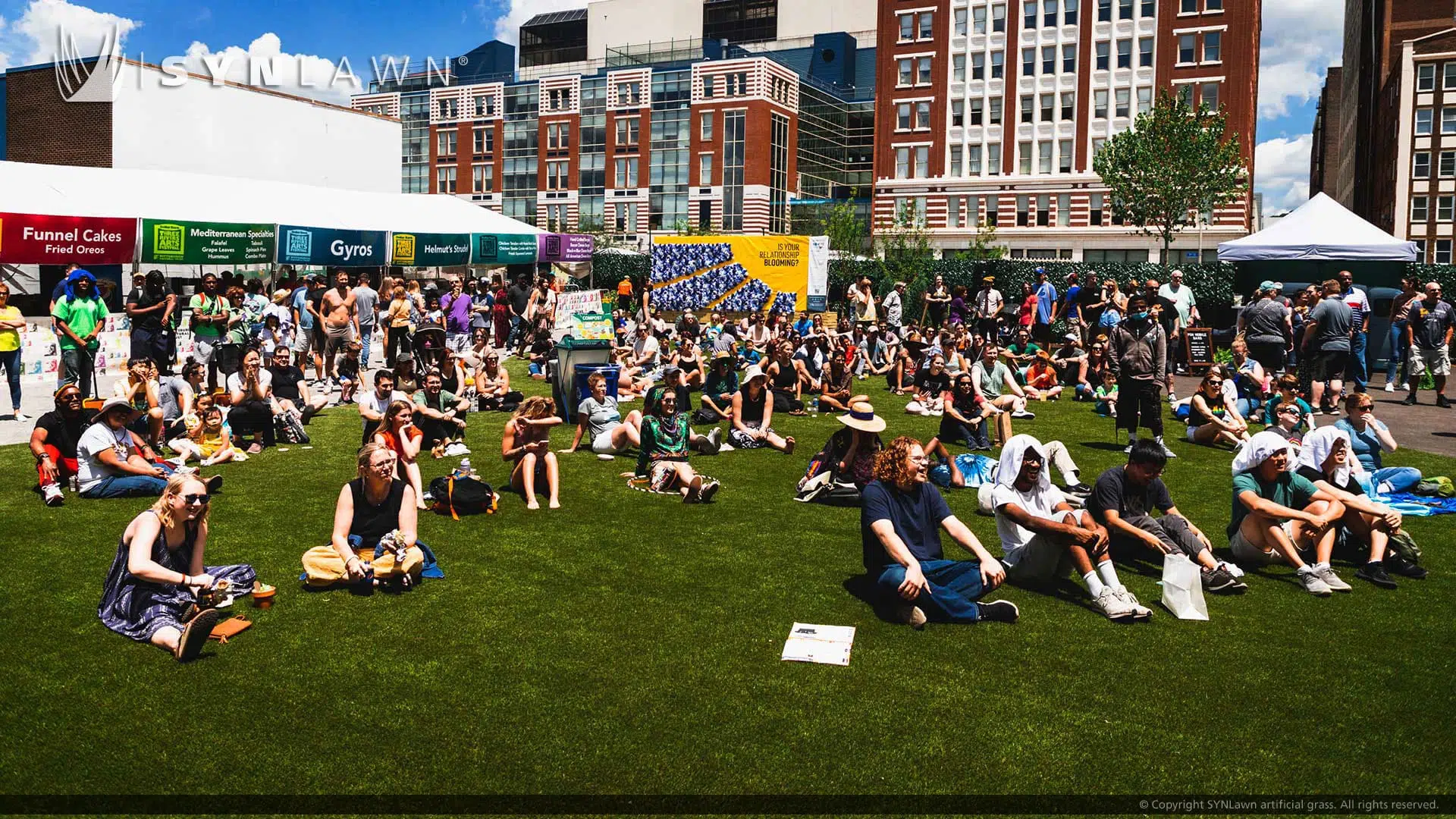 Urban Hardscape Transformed into a Community Green Space