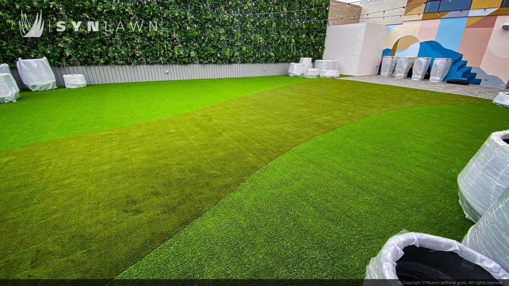 image of SYNLawn San Diego Hilton Hotel Monsaraz artificial grass Courtyard turf