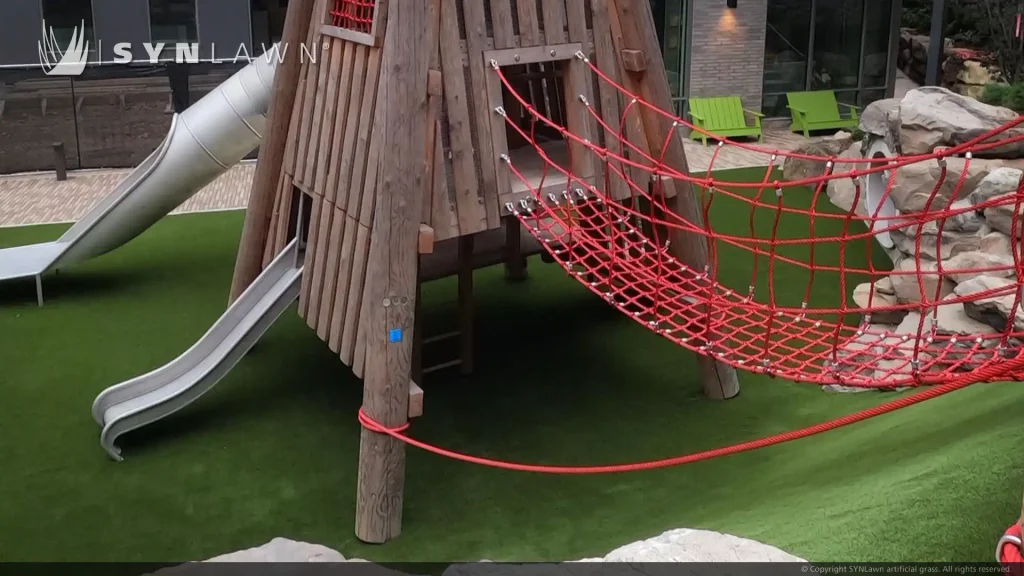 image of SYNLawn artificial grass at City Ridge Adventure Playground Washington DC