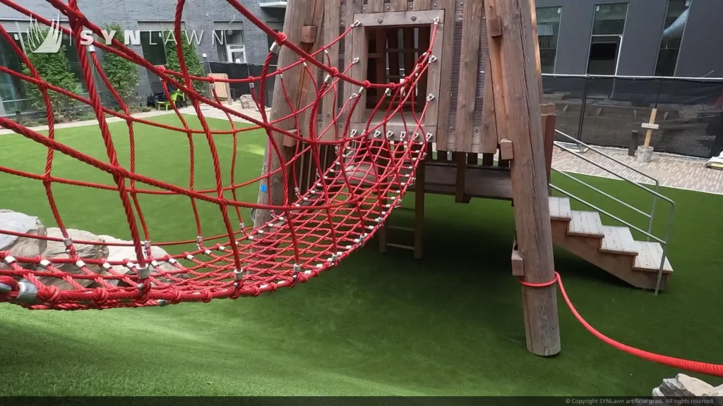 image of SYNLawn artificial grass at City Ridge Adventure Playground Washington DC