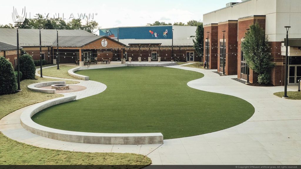 image of SYNLawn artificial grass at New Vision Baptist Church South Carolina