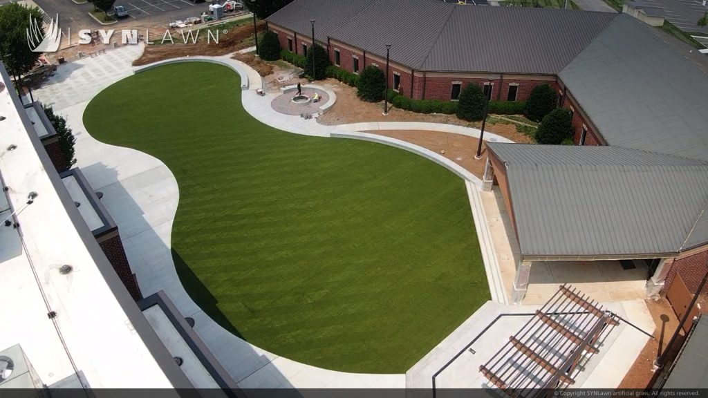 image of SYNLawn artificial grass at New Vision Baptist Church South Carolina