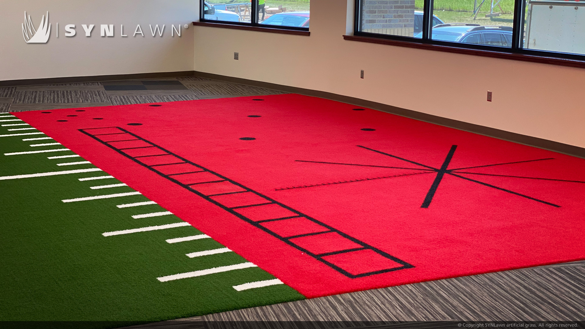 I pazienti in terapia fisica del South Dakota beneficiano di SYNLawn Sports Turf