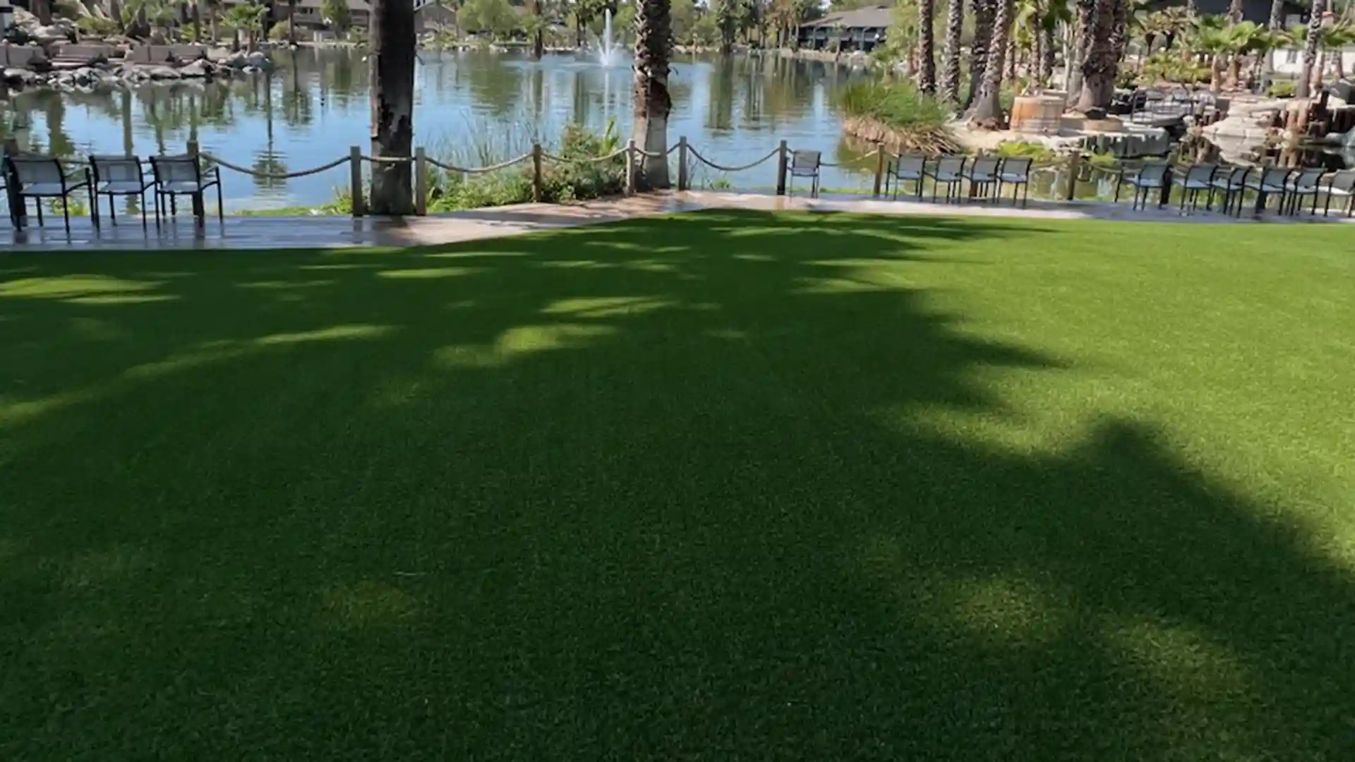 image of SYNLawn artificial grass at Murietta Hot Springs Resort California