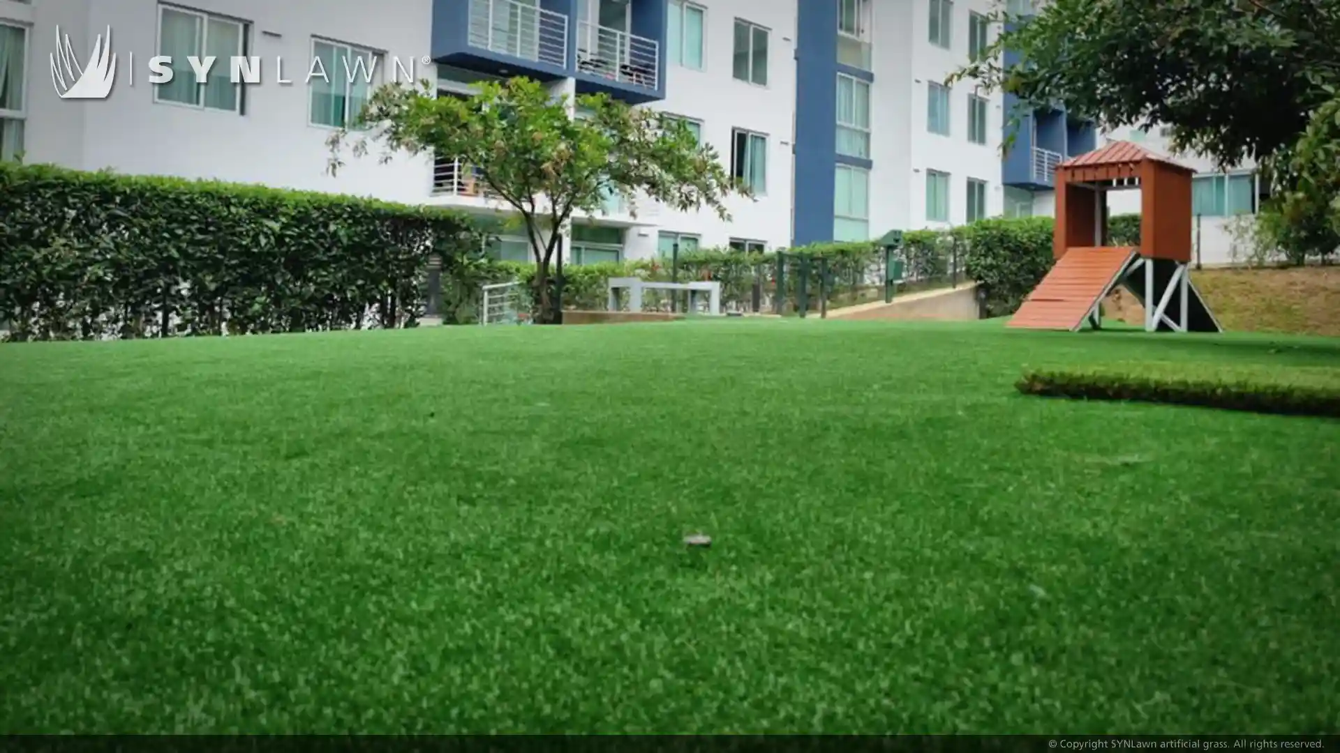 image of SYNLawn artificial grass pet park at Bambu Eco Urbano Condominium Costa Rica
